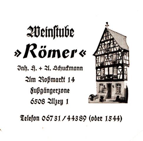 alzey az-rp rmer 1a (8eck180-weinstube rmer-schwarz)